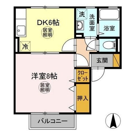 カーサときわ　B棟の物件間取画像